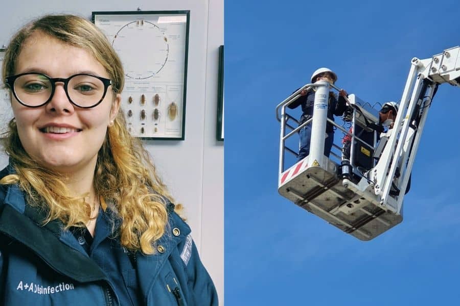 Ophélie Aeschlimann A+A desinfection